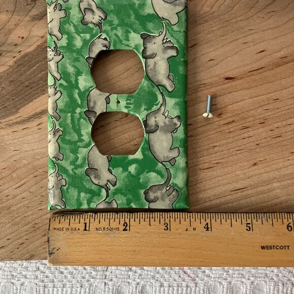 Babar Decorative Single Two Gang Outlet Wall Plate Decor 1933 Orig Art - Picture 7 of 7